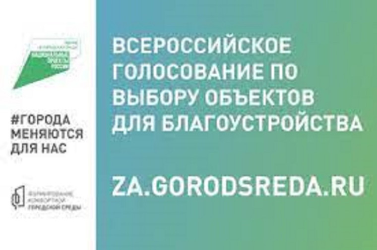 Голосуйте за благоустройство родного города!.